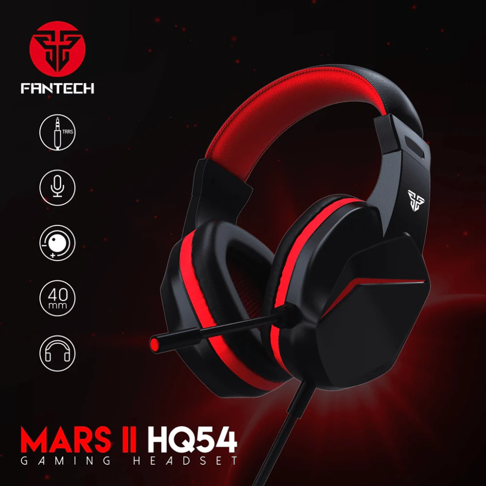 fantech hq54 mars ii gaming headset headphones with noise cancelling mic 204