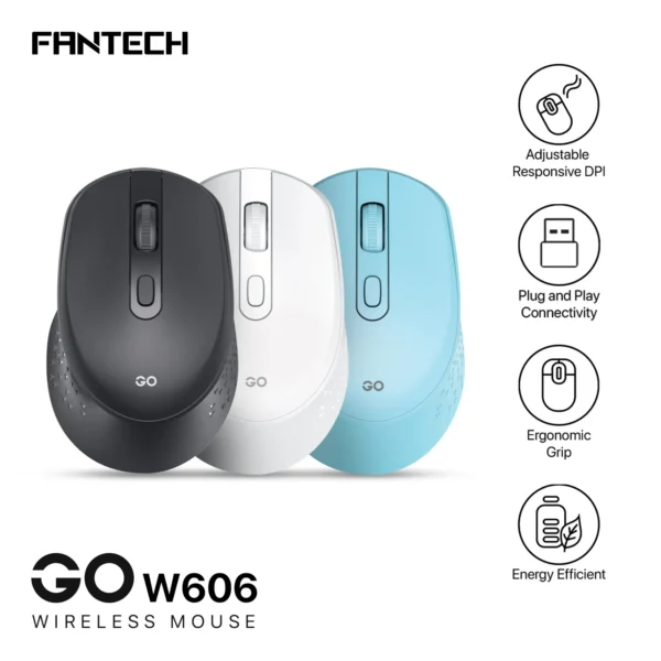 Fantech Go W606 Wireless Mouse - Image 2