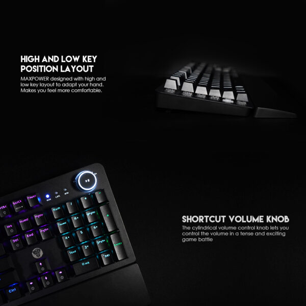 Fantech MAXPOWER MK853 V2 MECHANICAL KEYBOARD - Image 3