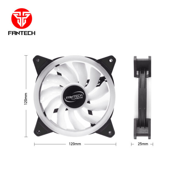 Fantech FB-301 TURBINE RGB FAN 3n1 W/ HUB AND REMOTE CONTROL - Image 3