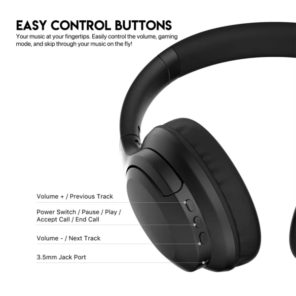 Fantech WH03 GO Move Bluetooth 5.0 Wireless Headphone Dual Connection - Image 3