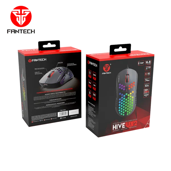 FANTECH UX2 MACRO RGB GAMING MOUSE - Image 6