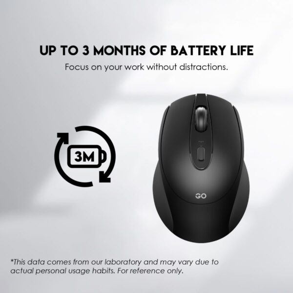 FANTECH W191 (Black) GO WIRELESS MOUSE SILENT SWITCH MOUSE - Image 5