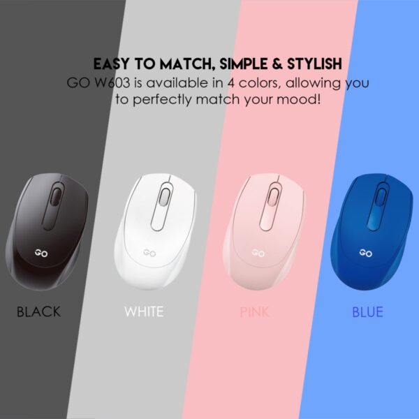 FANTECH GO W603 WIRELESS MOUSE BLUE - Image 2